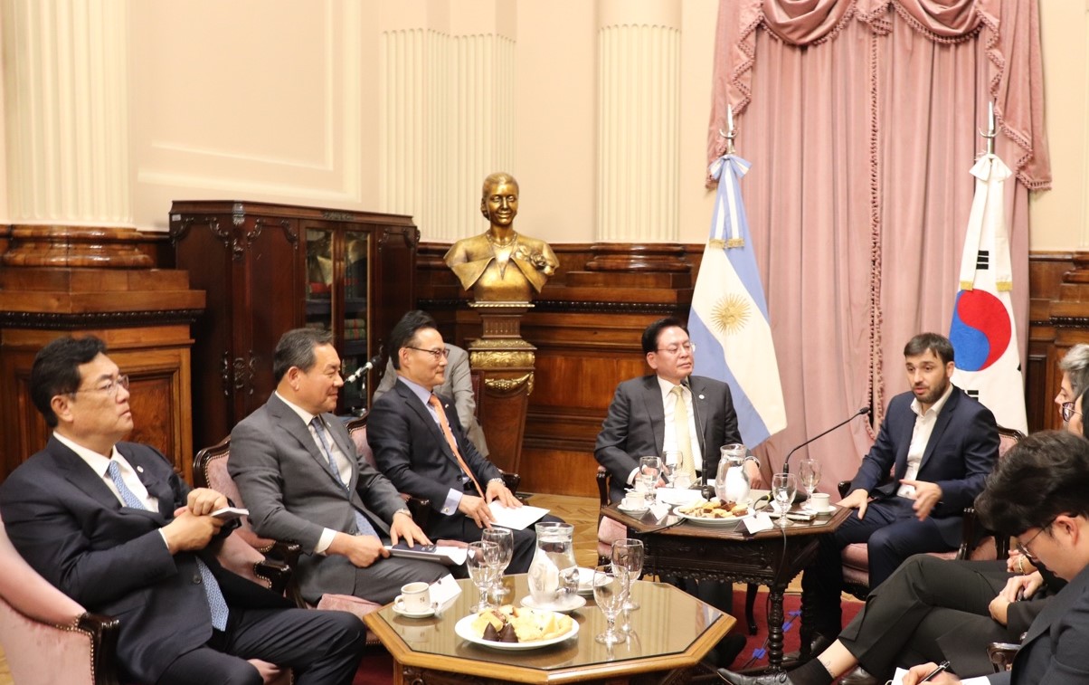 Una delegación del Grupo Parlamentario de Amistad Corea&Argentina visitó el Congreso de la Nación Argentina